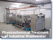 physicochemical treatment of industrial wastewater